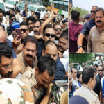 केतन के परिजनों से मिलने जा रहे सांसद चंद्रशेखर और विधायक उमेश को हरिद्वार पुलिस ने रोका, धक्का मुक्की के बाद धरने पर बैठे  