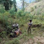 गधोली में ट्रैक्टर ट्रॉली खाई में गिरी, दो युवकों की मौत