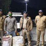 टैक्सी से 9.55 लाख का गांजा बरामद, नैनीताल का युवक गिरफ्तार