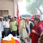 लाल सलाम के नारों के बीच कॉमरेड निशान सिंह को अंतिम विदाई