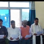 गरुड में पत्रकारिता दिवस पर एसडीएम ने दिलाई शपथ