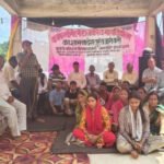 काफलीगैर महाविद्यालय के शासनादेश की मांग, धरना जारी