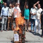 बागेश्वर में महिला अपराधों पर कांग्रेस का प्रदर्शन