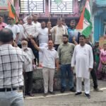 हल्द्वानी शुद्धिकरण मामले के विरोध में गरुड़ में गरजा युवा कांग्रेस, भाजपा का पुतला फूंका
